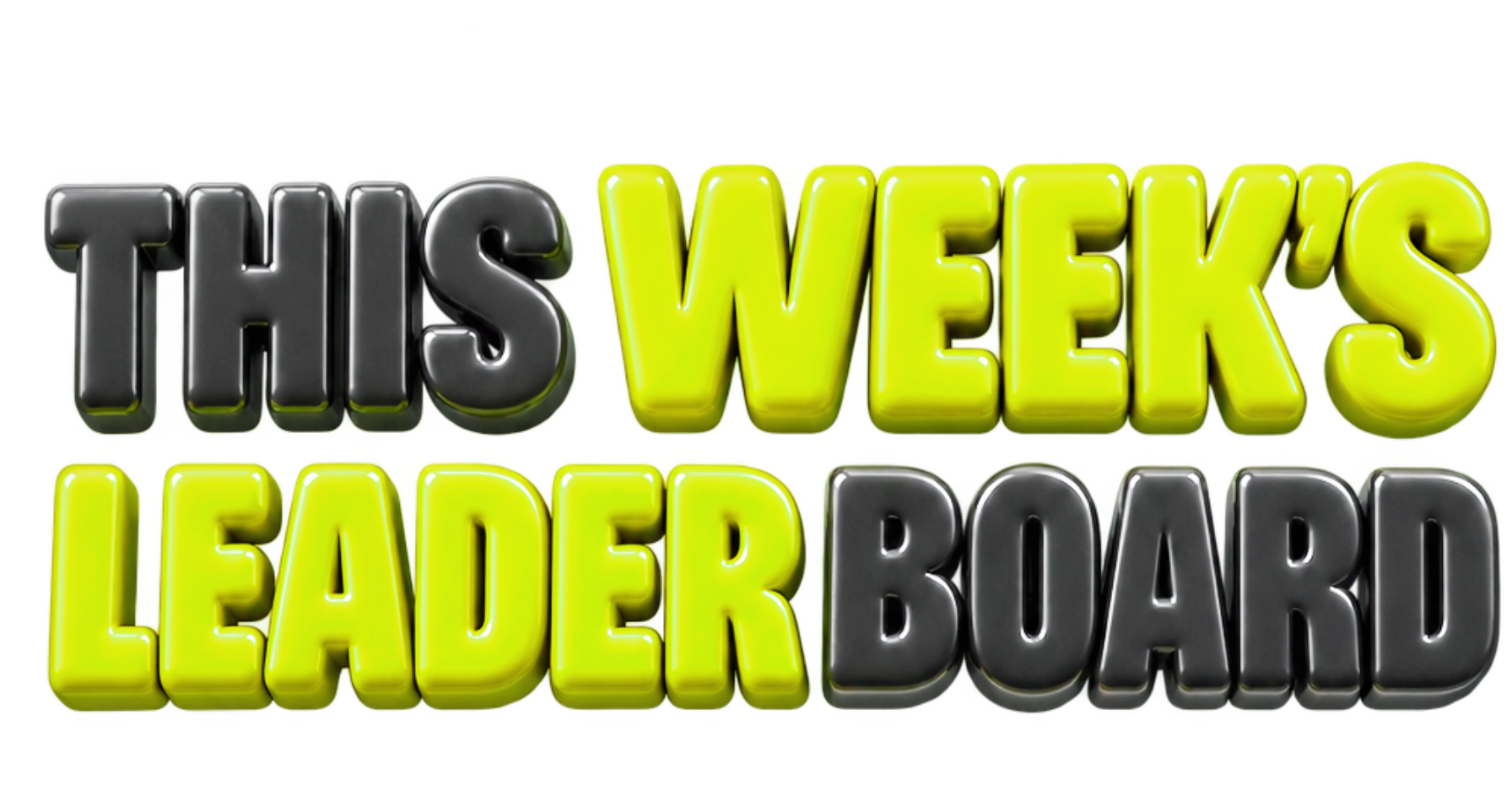 This week's leaderboard